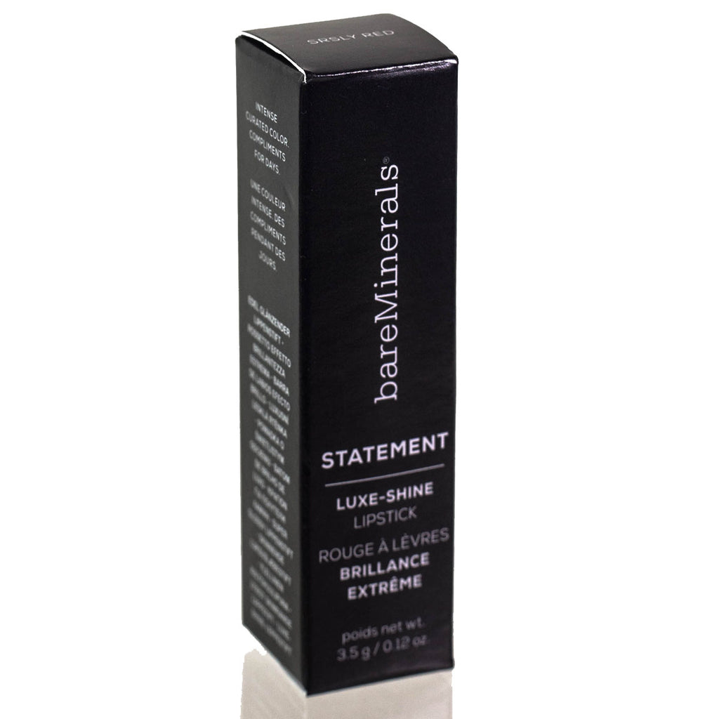 BareMinerals Statement Luxe Shine Lipstick -SRSLY Red