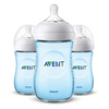 Philips Avent Natural Baby Bottle With Natural Response Nipple, Blue, 9oz, 3pk