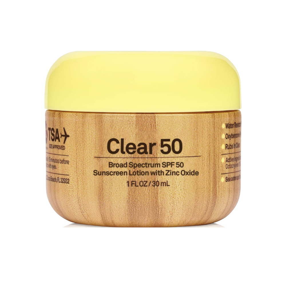 Sun Bum Clear Zinc SPF 50 Oxide 1 oz