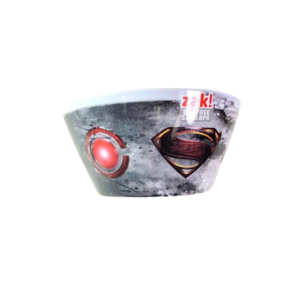 Zak Designs DC Comics Justice League Movie 6 Inch Plastic Soup Bowl 25 Ounces
