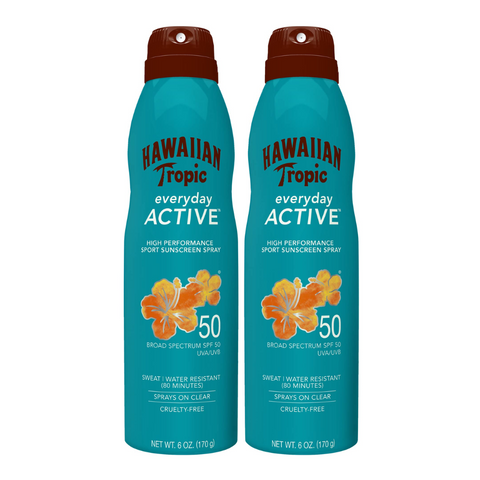 Hawaiian Tropic Sunscreen Spray SPF 50 Coconut 6 oz