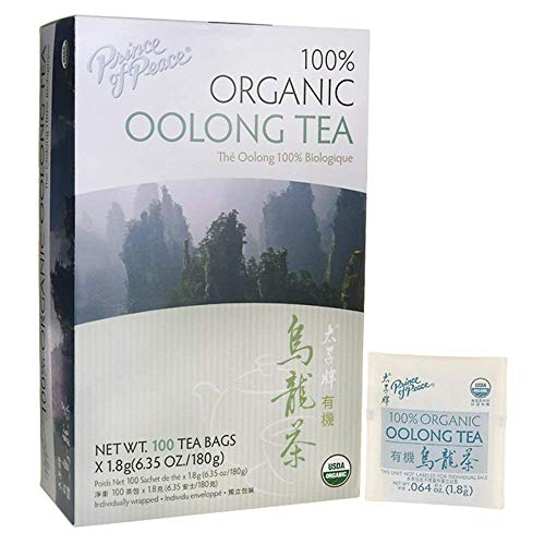 Prince of Peace Organic Oolong Tea 100 bag Pack of 3