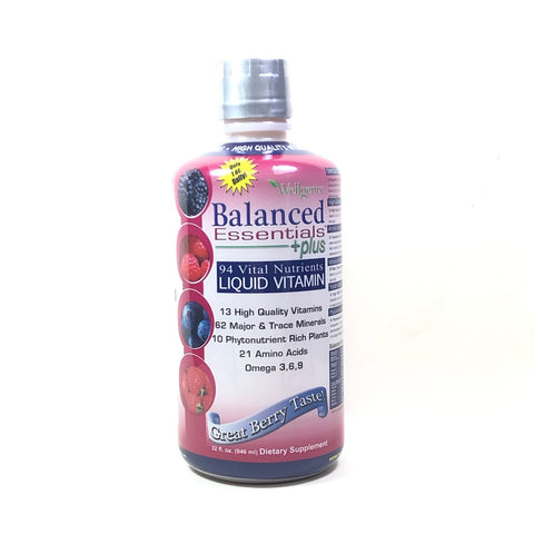 Balanced Essentials Liquid Nutritional Supplement Very Berry 32 oz