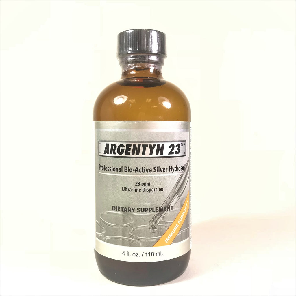 Argentyn 23 Bio-Active Silver Hydrosol for Immune Support Colloidal Silver 23ppm 4oz