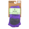ToeSox Women's Plie Half Toe Grip Socks Light Purple S