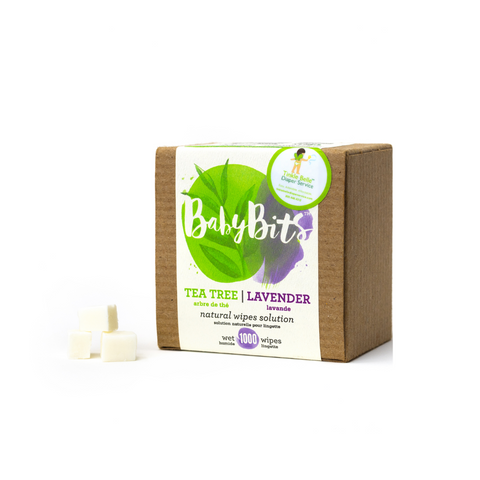 Baby Bits Tea tree Lavender Natural Wipes Solution-1000 Wipes