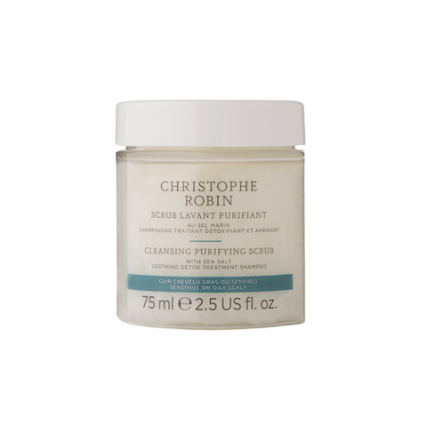 Christophe Robin Cleansing Purifying Scrub With Sea Salt Travel 75 ml