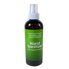 Hand Sanitizer Isopropyl Alcohol 75% Non - Sterile Solution 8 Oz