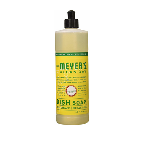 Mrs. Meyers Clean Day Liquid Dish Soap Honeysuckle Scent 16 oz