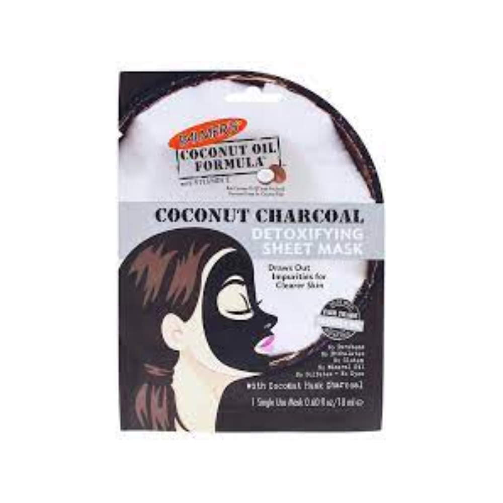 Palmer's Coconut Charcoal Detox Sheet Mask .60 fl. oz.